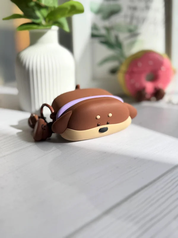 کاور ایرپاد طرح سگ Puppy سیلیکونی با آویز